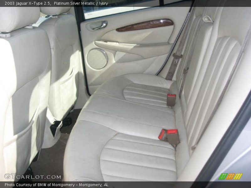 Platinum Silver Metallic / Ivory 2003 Jaguar X-Type 2.5