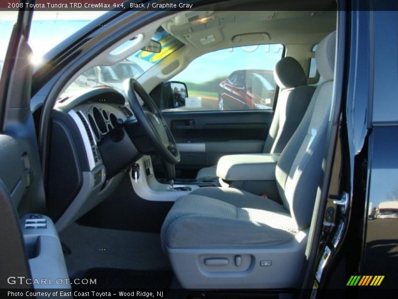 Black / Graphite Gray 2008 Toyota Tundra TRD CrewMax 4x4