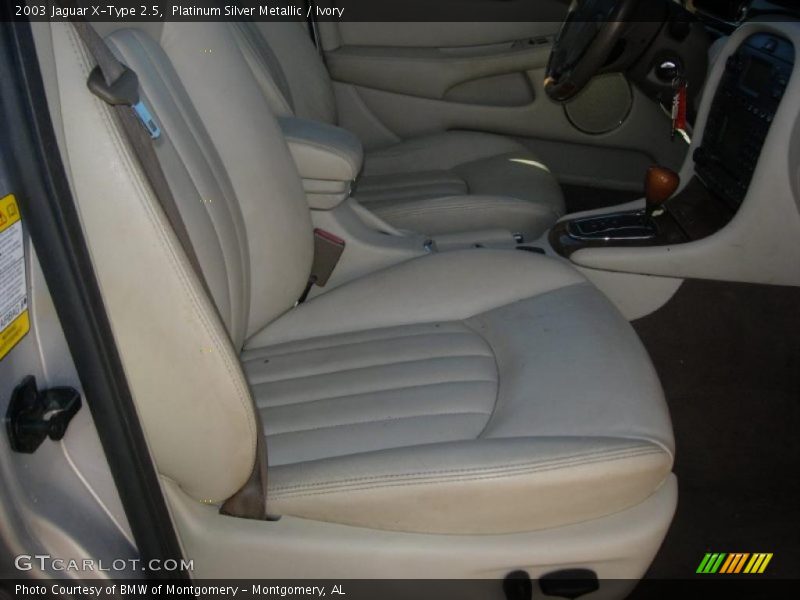 Platinum Silver Metallic / Ivory 2003 Jaguar X-Type 2.5