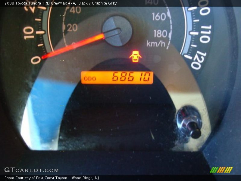 Black / Graphite Gray 2008 Toyota Tundra TRD CrewMax 4x4