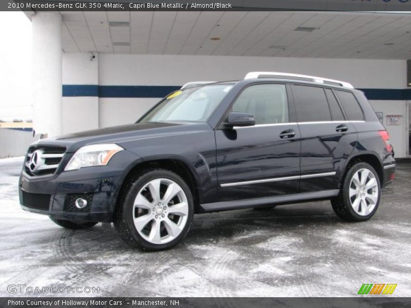 Capri Blue Metallic / Almond/Black 2010 Mercedes-Benz GLK 350 4Matic