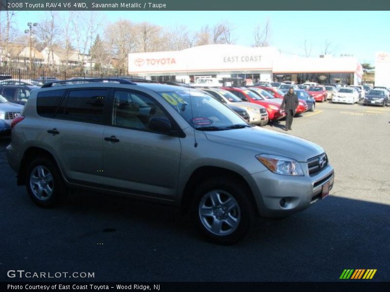 Savannah Metallic / Taupe 2008 Toyota RAV4 V6 4WD