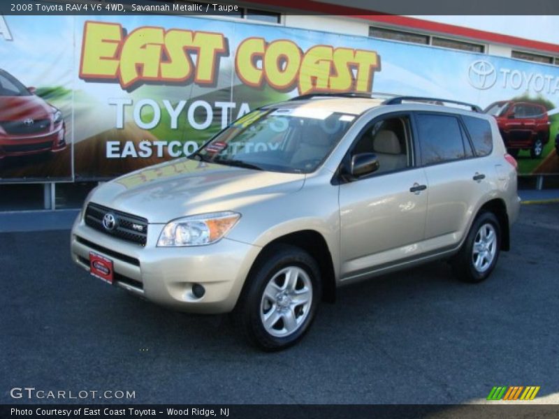 Savannah Metallic / Taupe 2008 Toyota RAV4 V6 4WD
