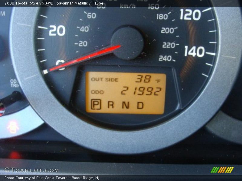 Savannah Metallic / Taupe 2008 Toyota RAV4 V6 4WD