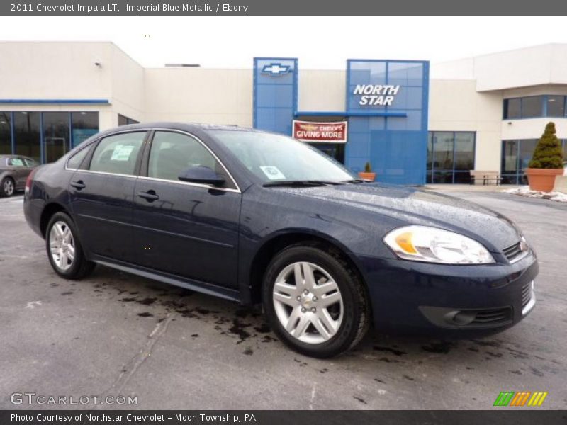 Imperial Blue Metallic / Ebony 2011 Chevrolet Impala LT