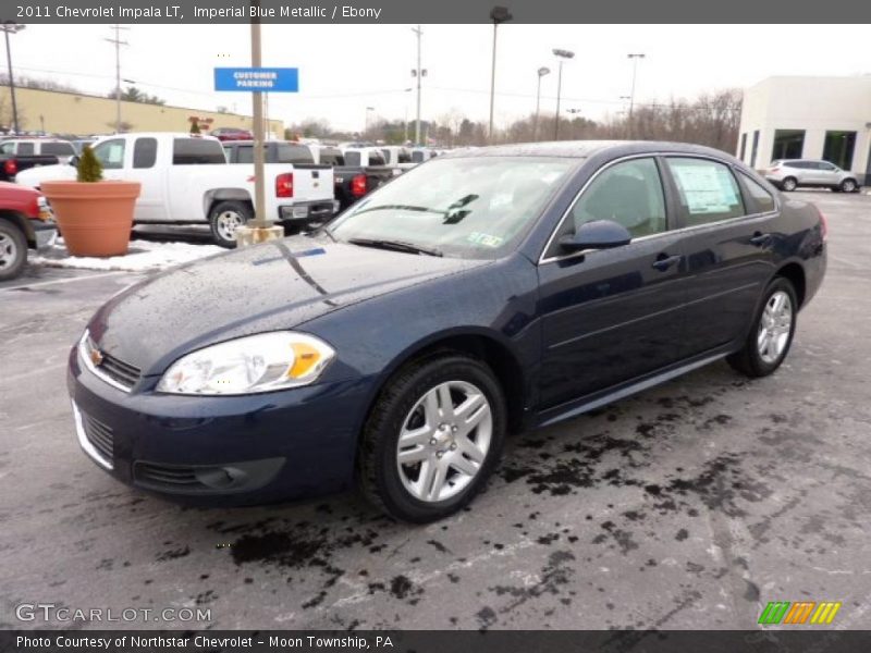 Imperial Blue Metallic / Ebony 2011 Chevrolet Impala LT