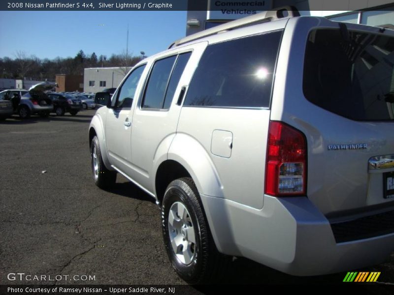 Silver Lightning / Graphite 2008 Nissan Pathfinder S 4x4