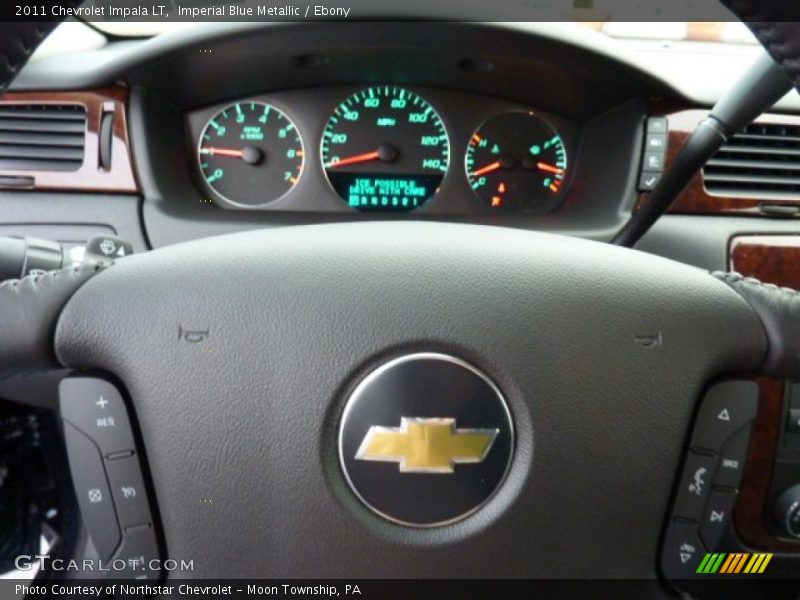 Imperial Blue Metallic / Ebony 2011 Chevrolet Impala LT