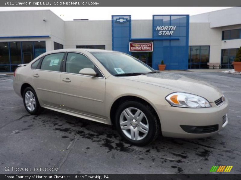 Gold Mist Metallic / Ebony 2011 Chevrolet Impala LT