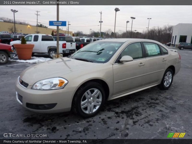 Gold Mist Metallic / Ebony 2011 Chevrolet Impala LT