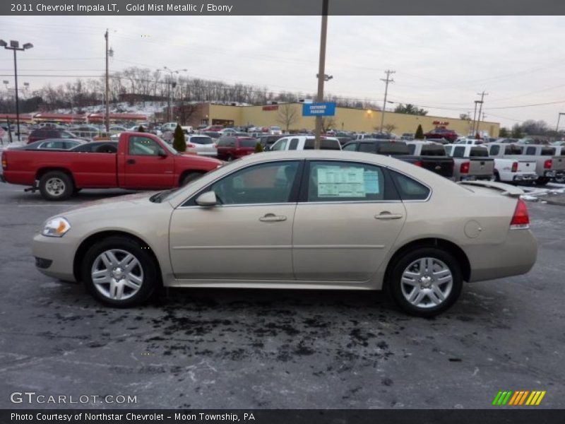 Gold Mist Metallic / Ebony 2011 Chevrolet Impala LT