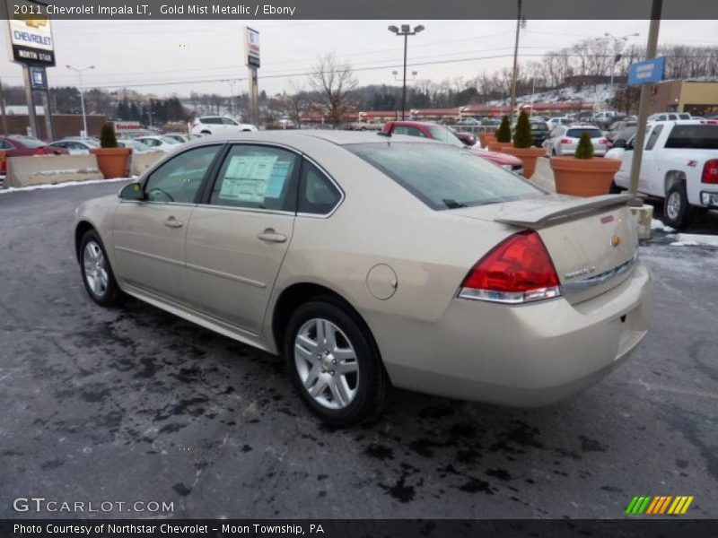 Gold Mist Metallic / Ebony 2011 Chevrolet Impala LT
