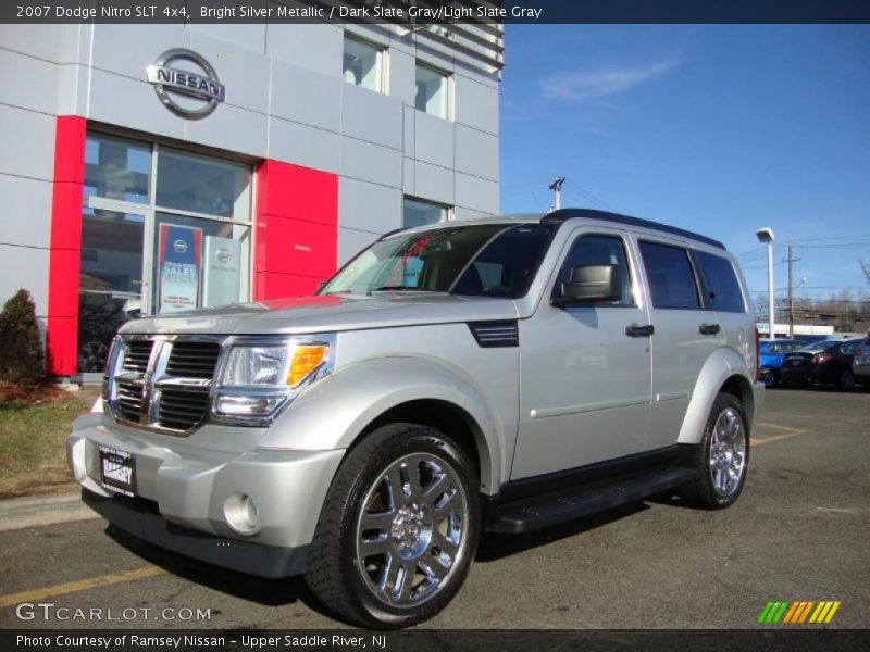 Bright Silver Metallic / Dark Slate Gray/Light Slate Gray 2007 Dodge Nitro SLT 4x4