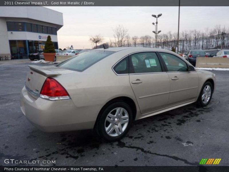 Gold Mist Metallic / Ebony 2011 Chevrolet Impala LT