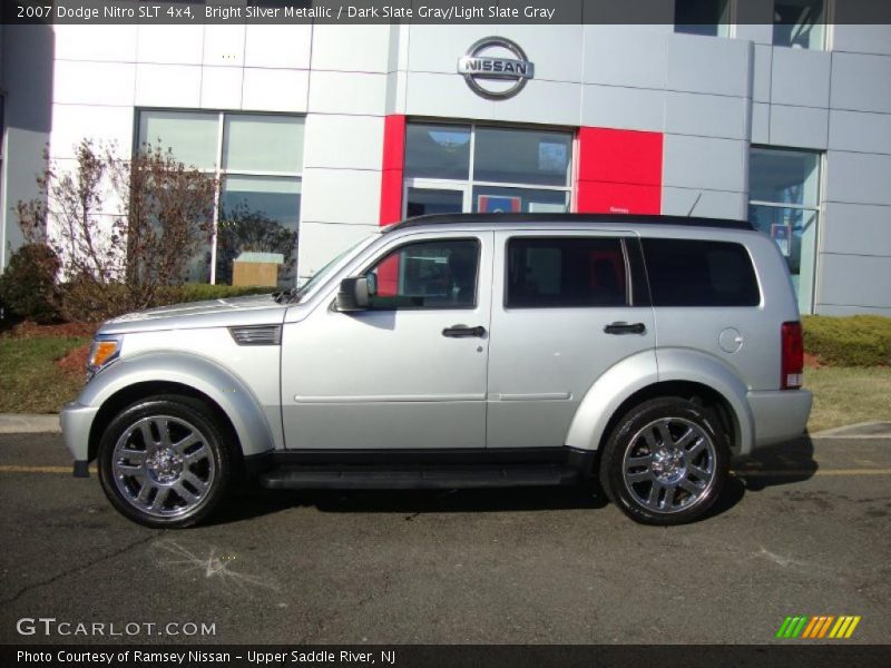 Bright Silver Metallic / Dark Slate Gray/Light Slate Gray 2007 Dodge Nitro SLT 4x4
