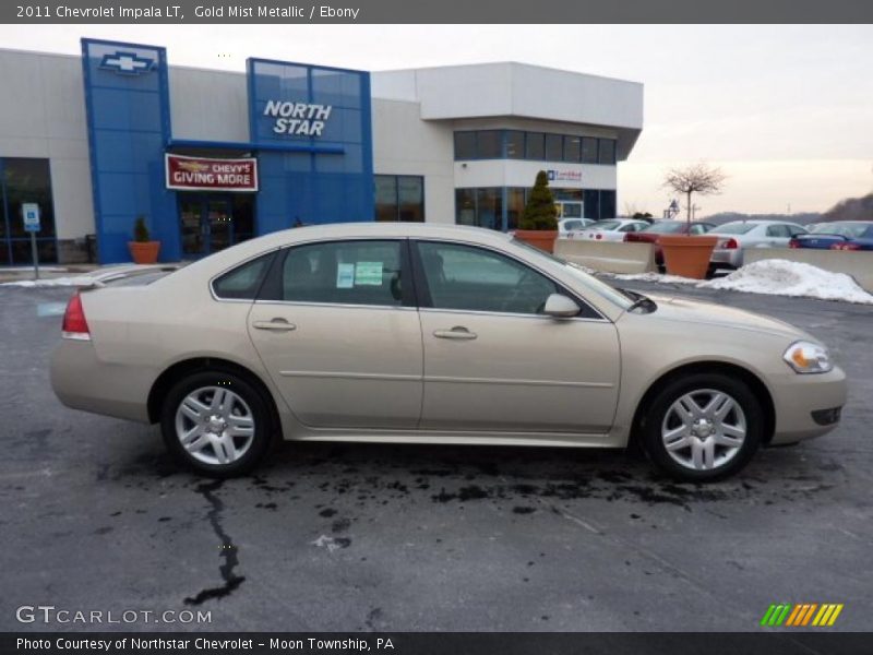 Gold Mist Metallic / Ebony 2011 Chevrolet Impala LT