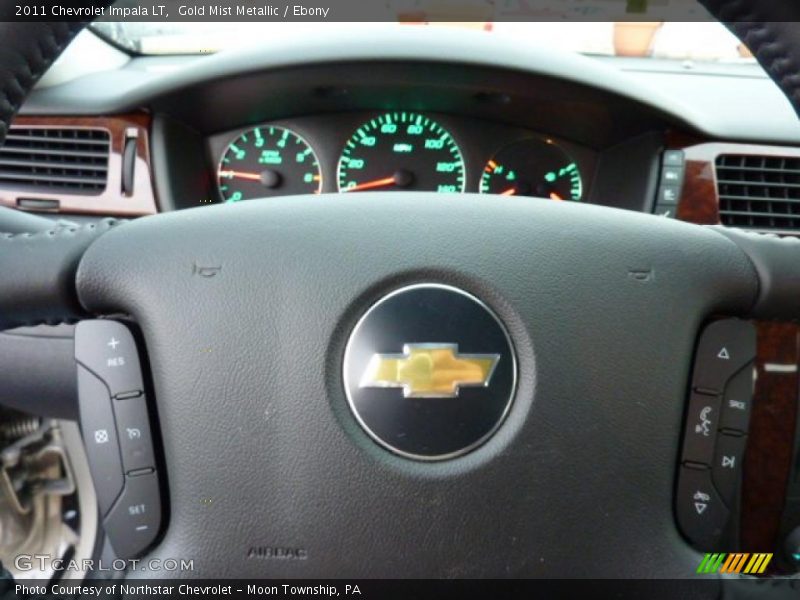 Gold Mist Metallic / Ebony 2011 Chevrolet Impala LT