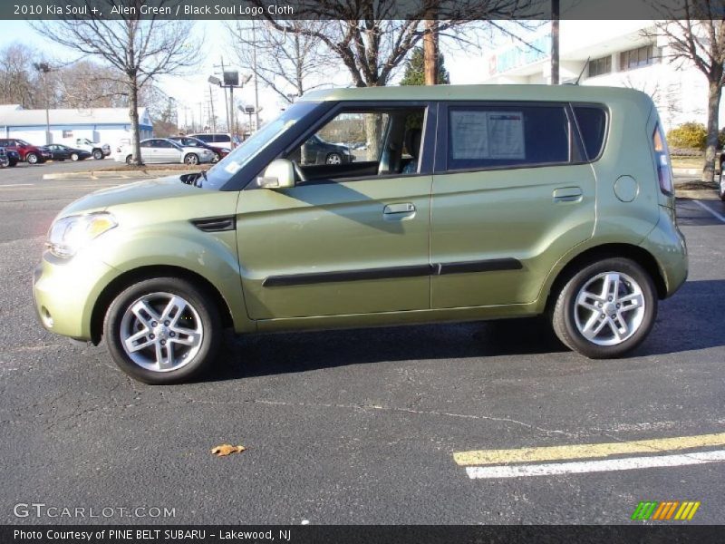 Alien Green / Black Soul Logo Cloth 2010 Kia Soul +