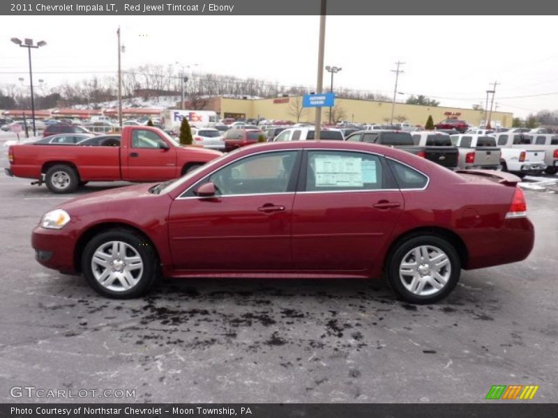 Red Jewel Tintcoat / Ebony 2011 Chevrolet Impala LT