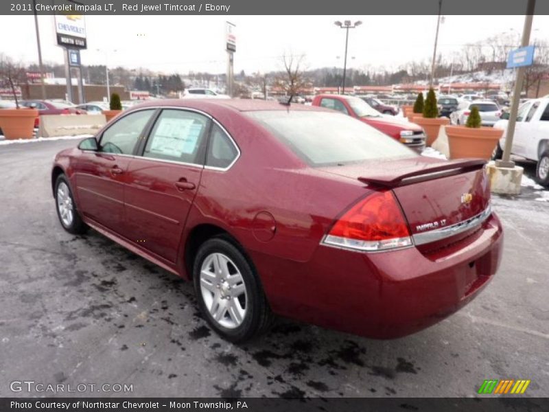 Red Jewel Tintcoat / Ebony 2011 Chevrolet Impala LT