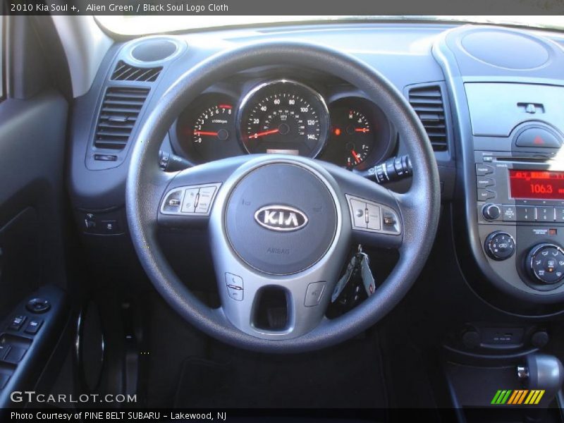 Alien Green / Black Soul Logo Cloth 2010 Kia Soul +