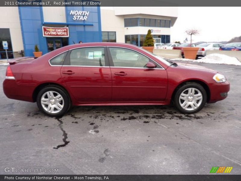 Red Jewel Tintcoat / Ebony 2011 Chevrolet Impala LT