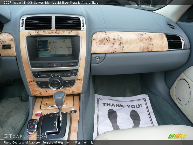 Liquid Silver Metallic / Ivory/Slate 2007 Jaguar XK XK8 Convertible
