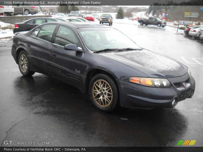 Midnight Blue Metallic / Dark Pewter 2000 Pontiac Bonneville SLE
