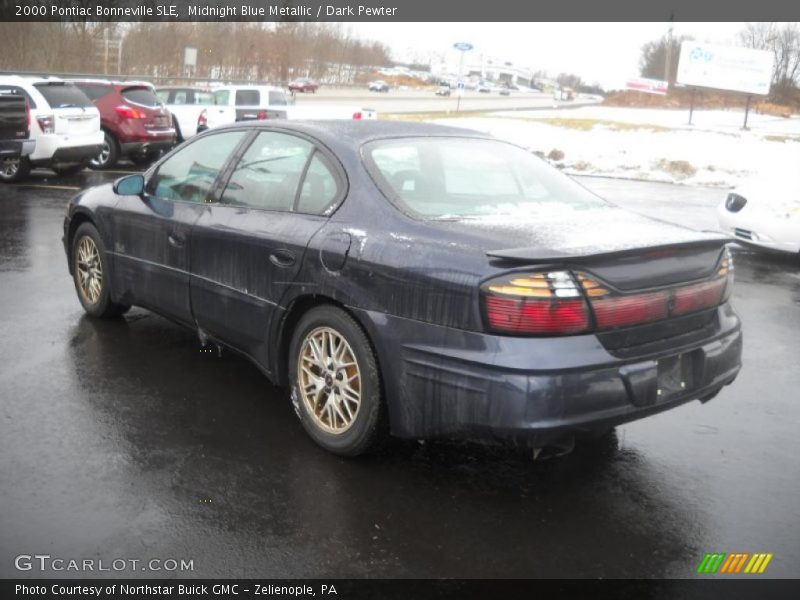 Midnight Blue Metallic / Dark Pewter 2000 Pontiac Bonneville SLE