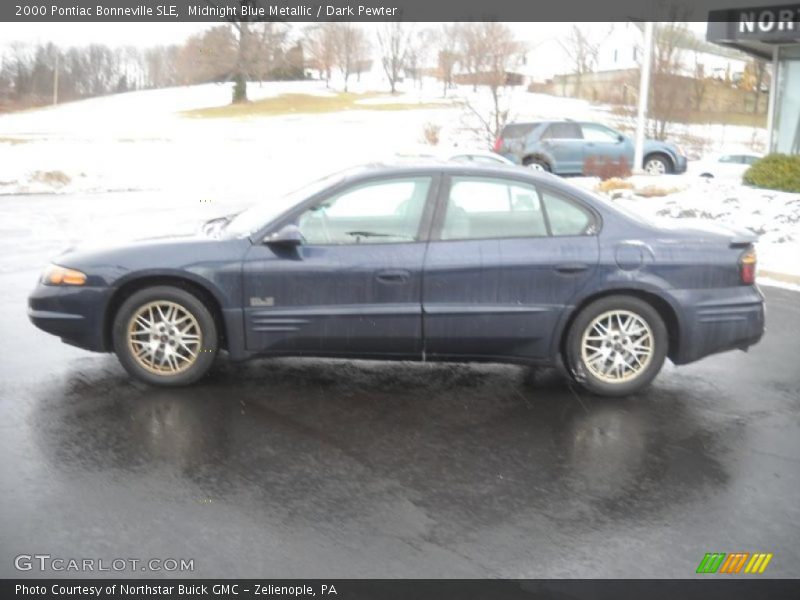 Midnight Blue Metallic / Dark Pewter 2000 Pontiac Bonneville SLE