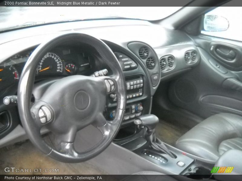 Midnight Blue Metallic / Dark Pewter 2000 Pontiac Bonneville SLE