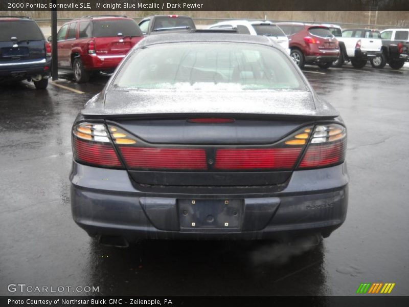 Midnight Blue Metallic / Dark Pewter 2000 Pontiac Bonneville SLE