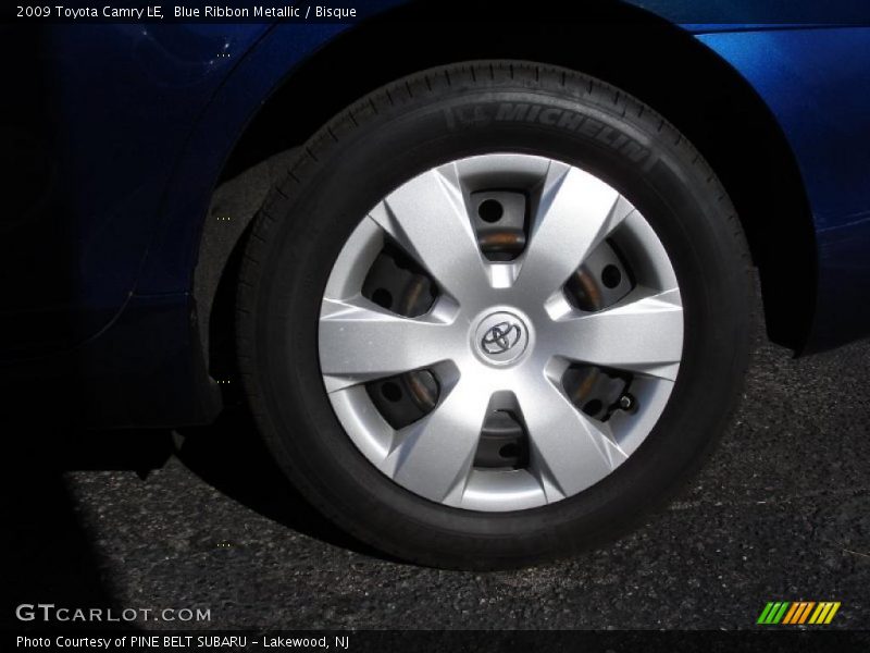 Blue Ribbon Metallic / Bisque 2009 Toyota Camry LE