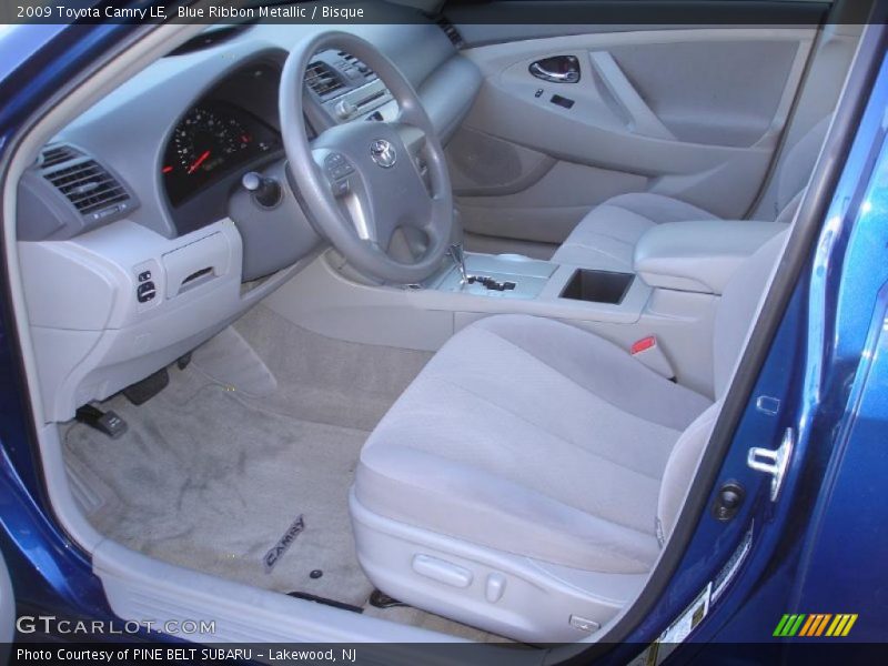 Blue Ribbon Metallic / Bisque 2009 Toyota Camry LE
