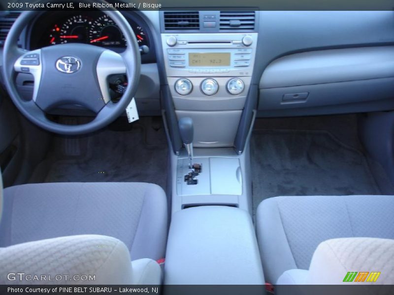 Blue Ribbon Metallic / Bisque 2009 Toyota Camry LE