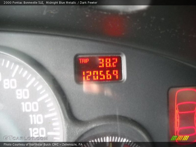 Midnight Blue Metallic / Dark Pewter 2000 Pontiac Bonneville SLE