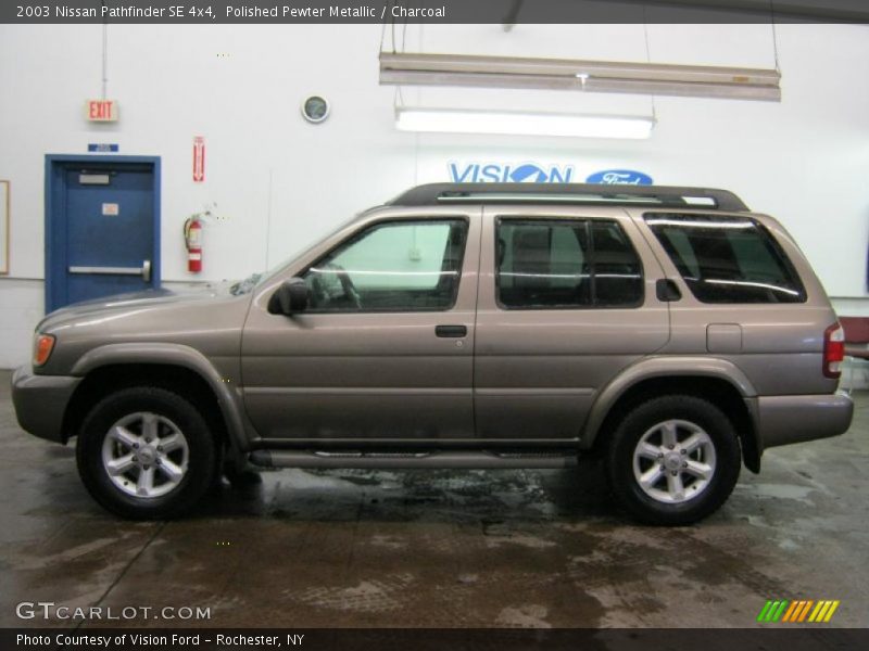 Polished Pewter Metallic / Charcoal 2003 Nissan Pathfinder SE 4x4
