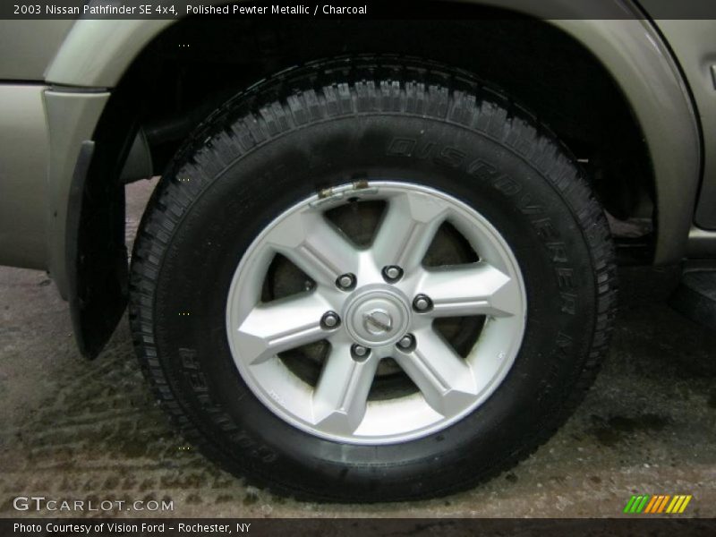 Polished Pewter Metallic / Charcoal 2003 Nissan Pathfinder SE 4x4