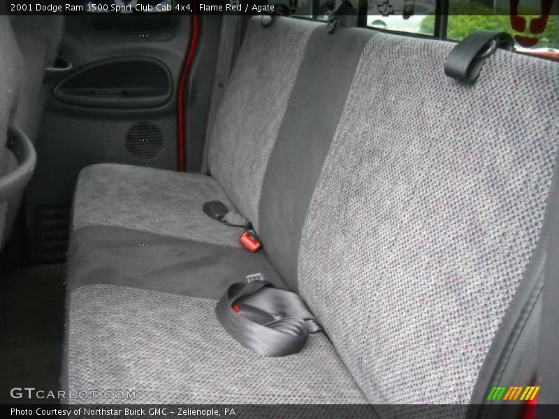 Flame Red / Agate 2001 Dodge Ram 1500 Sport Club Cab 4x4