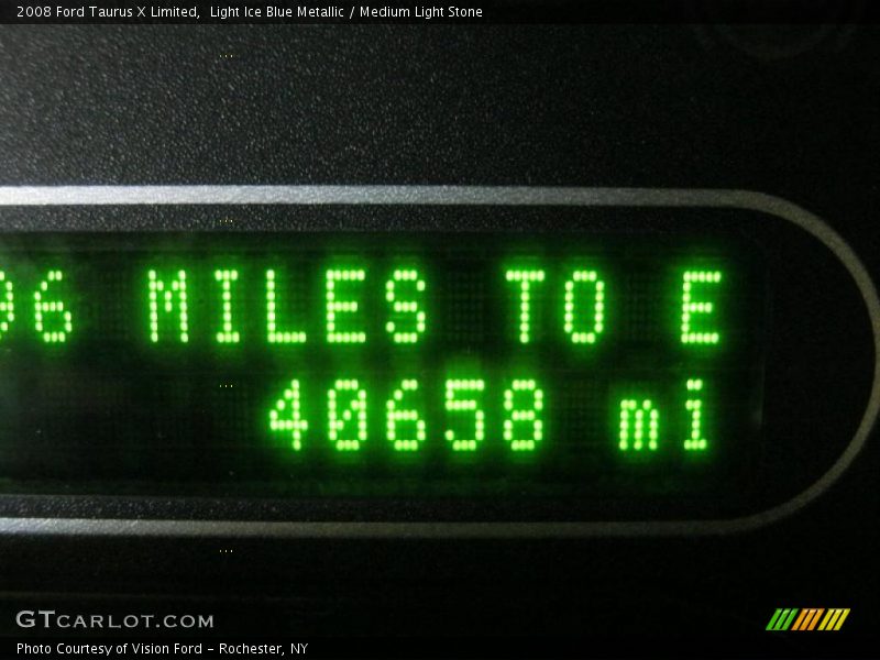 Light Ice Blue Metallic / Medium Light Stone 2008 Ford Taurus X Limited