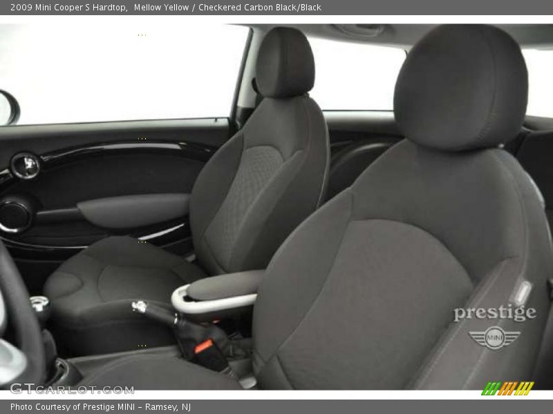 Mellow Yellow / Checkered Carbon Black/Black 2009 Mini Cooper S Hardtop