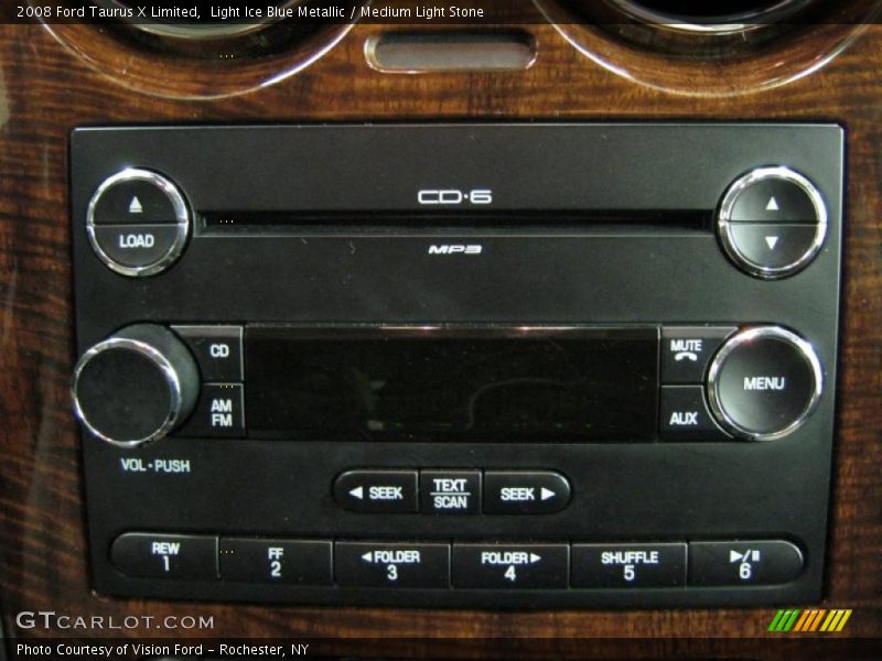 Light Ice Blue Metallic / Medium Light Stone 2008 Ford Taurus X Limited