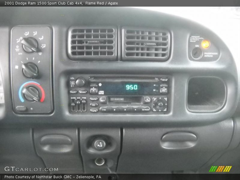 Flame Red / Agate 2001 Dodge Ram 1500 Sport Club Cab 4x4