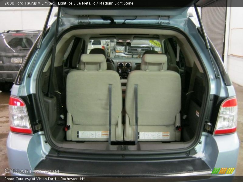 Light Ice Blue Metallic / Medium Light Stone 2008 Ford Taurus X Limited