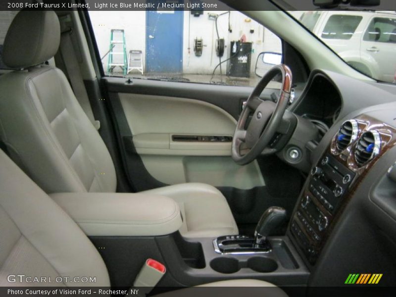 Light Ice Blue Metallic / Medium Light Stone 2008 Ford Taurus X Limited