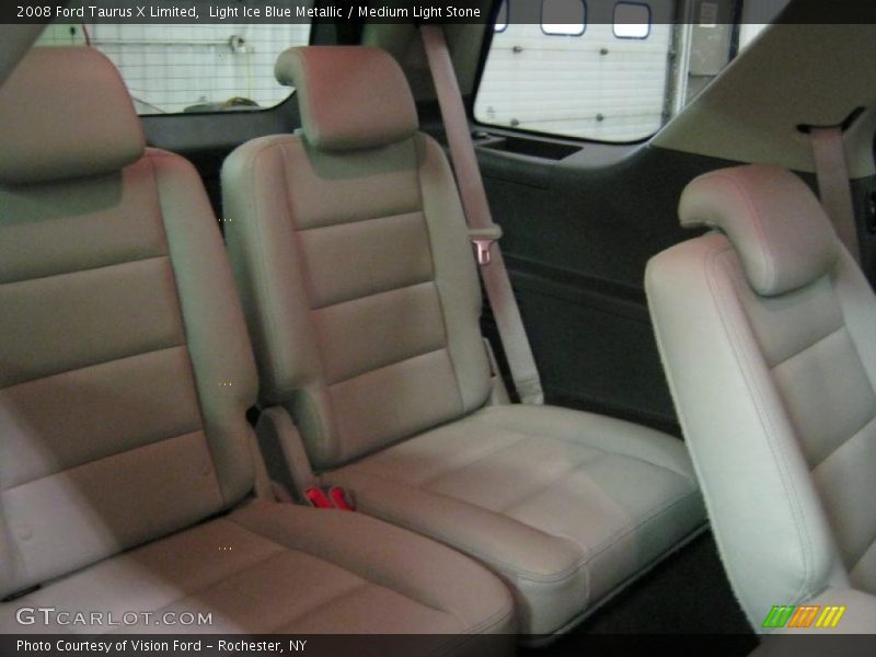 Light Ice Blue Metallic / Medium Light Stone 2008 Ford Taurus X Limited