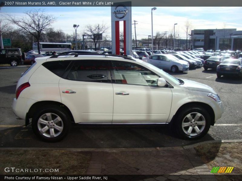 Glacier Pearl White / Cafe Latte 2007 Nissan Murano SL AWD