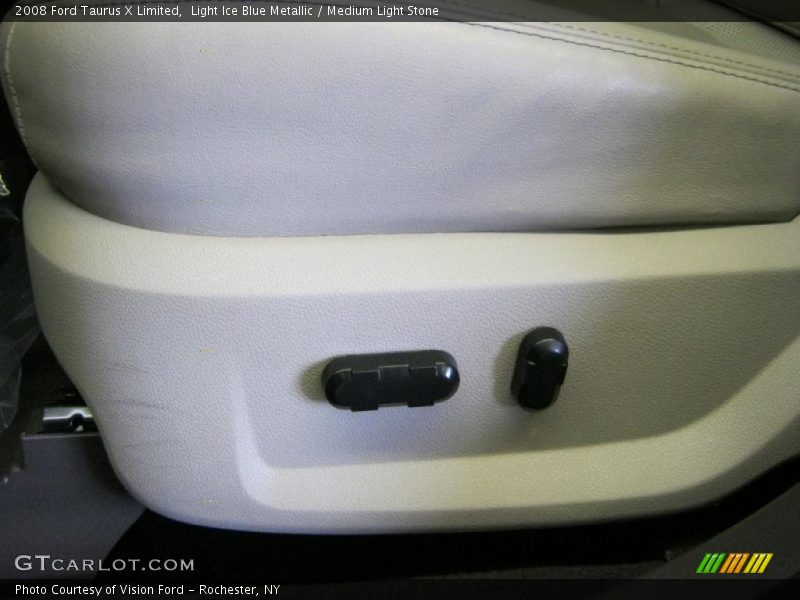 Light Ice Blue Metallic / Medium Light Stone 2008 Ford Taurus X Limited
