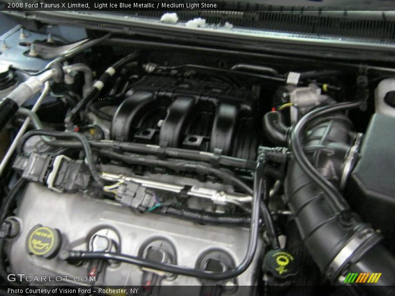 Light Ice Blue Metallic / Medium Light Stone 2008 Ford Taurus X Limited