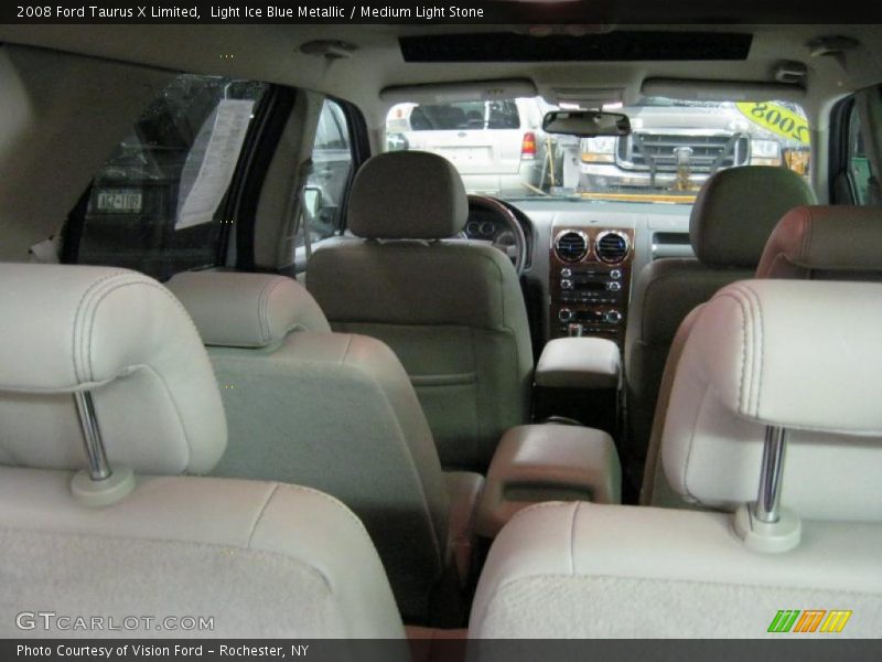 Light Ice Blue Metallic / Medium Light Stone 2008 Ford Taurus X Limited